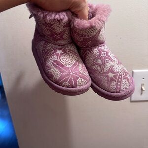 UGG Pink Starfish Design Boots